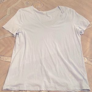 Old Navy Baby Blue Relaxed Fit Tee Size L